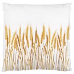 Wheat Plants Large Flano Cushion Case (One Side) Front