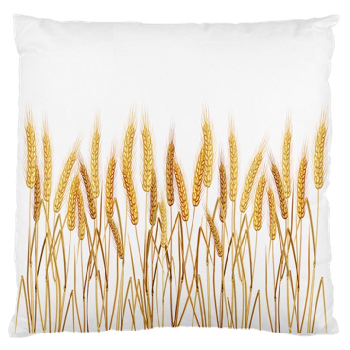 Wheat Plants Large Flano Cushion Case (One Side)