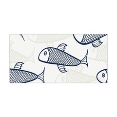 Fish Graphic Flooring Blue Seaworld Swim Water Yoga Headband