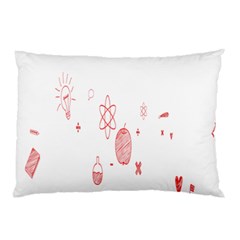 Formulas Laboratories Formulas Mathematics Chemistry Pillow Case by Mariart