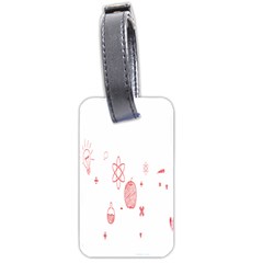 Formulas Laboratories Formulas Mathematics Chemistry Luggage Tags (Two Sides)