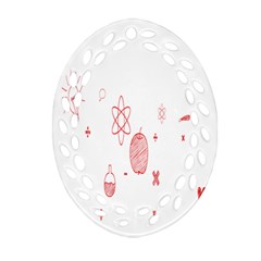 Formulas Laboratories Formulas Mathematics Chemistry Ornament (Oval Filigree)