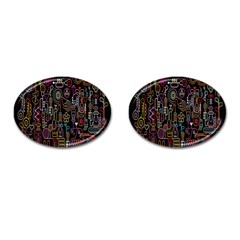 Features Illustration Cufflinks (oval)