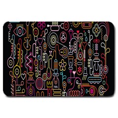 Features Illustration Large Doormat 