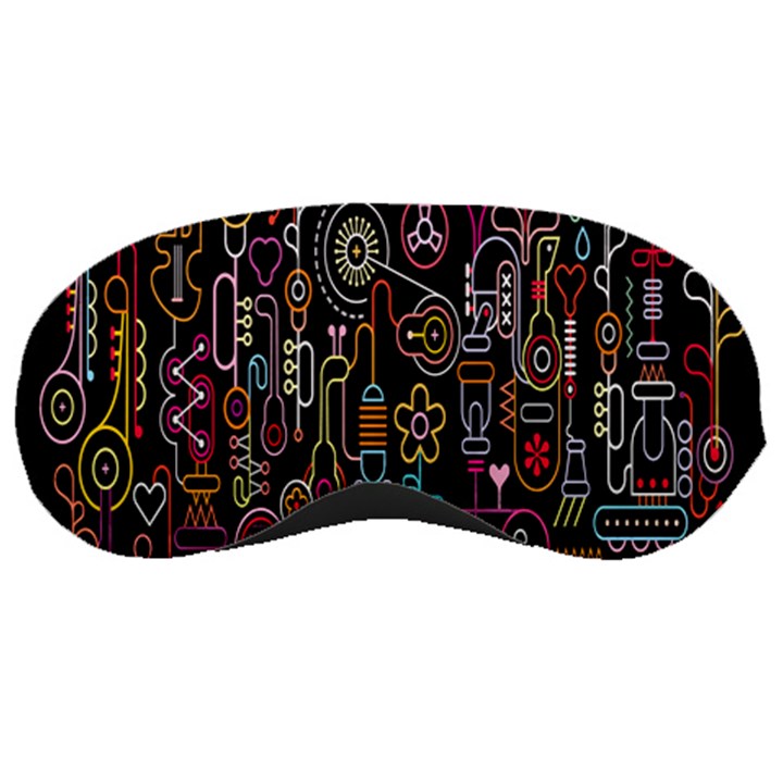 Features Illustration Sleeping Masks