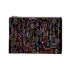 Features Illustration Cosmetic Bag (large) 