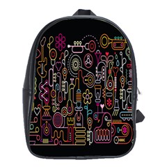 Features Illustration School Bag (large)