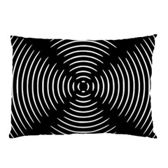 Gold Wave Seamless Pattern Black Hole Pillow Case