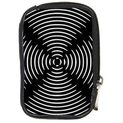 Gold Wave Seamless Pattern Black Hole Compact Camera Cases