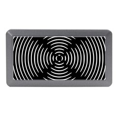 Gold Wave Seamless Pattern Black Hole Memory Card Reader (mini)