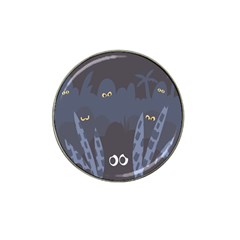 Ghost Halloween Eye Night Sinister Hat Clip Ball Marker (4 Pack)