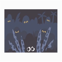 Ghost Halloween Eye Night Sinister Small Glasses Cloth (2-side)