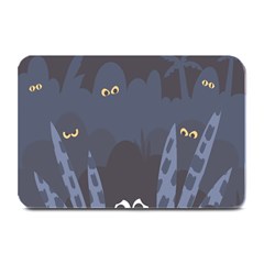 Ghost Halloween Eye Night Sinister Plate Mats by Mariart