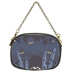 Ghost Halloween Eye Night Sinister Chain Purses (one Side) 