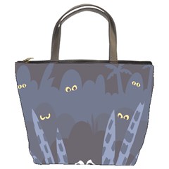 Ghost Halloween Eye Night Sinister Bucket Bags