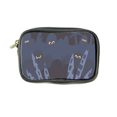 Ghost Halloween Eye Night Sinister Coin Purse by Mariart