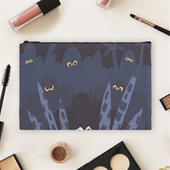 Ghost Halloween Eye Night Sinister Cosmetic Bag (large)  by Mariart