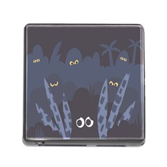 Ghost Halloween Eye Night Sinister Memory Card Reader (square)