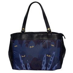 Ghost Halloween Eye Night Sinister Office Handbags by Mariart