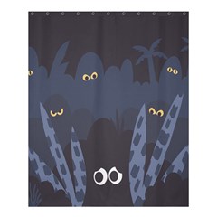 Ghost Halloween Eye Night Sinister Shower Curtain 60  X 72  (medium) 