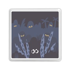 Ghost Halloween Eye Night Sinister Memory Card Reader (square)  by Mariart