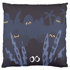 Ghost Halloween Eye Night Sinister Large Cushion Case (one Side)