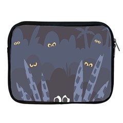 Ghost Halloween Eye Night Sinister Apple Ipad 2/3/4 Zipper Cases by Mariart