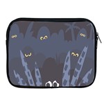 Ghost Halloween Eye Night Sinister Apple iPad 2/3/4 Zipper Cases Front