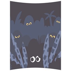 Ghost Halloween Eye Night Sinister Back Support Cushion by Mariart