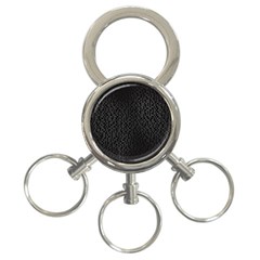 Gray Plaid Black 3-ring Key Chains