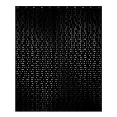 Gray Plaid Black Shower Curtain 60  X 72  (medium)  by Mariart