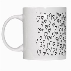 Heart Doddle White Mugs