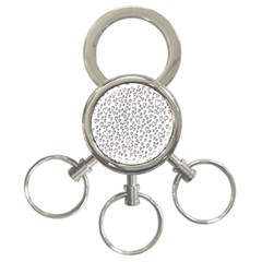 Heart Doddle 3-ring Key Chains