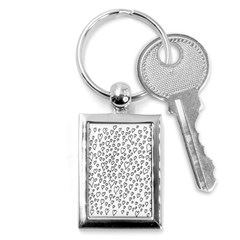 Heart Doddle Key Chains (rectangle) 