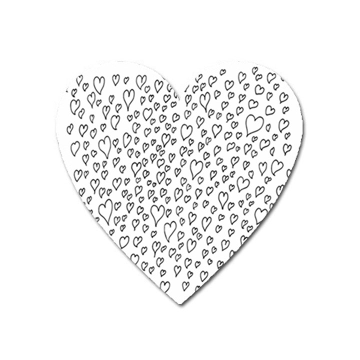 Heart Doddle Heart Magnet