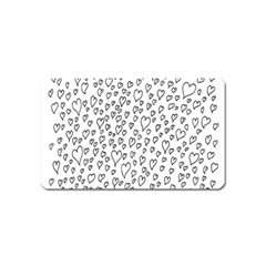 Heart Doddle Magnet (name Card) by Mariart