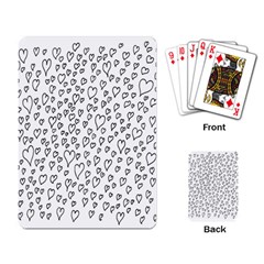 Heart Doddle Playing Card by Mariart