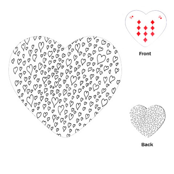 Heart Doddle Playing Cards (Heart) 