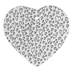 Heart Doddle Heart Ornament (two Sides) by Mariart