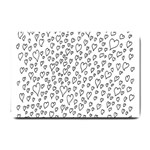 Heart Doddle Small Doormat  24 x16  Door Mat