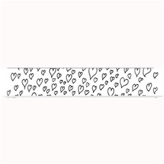 Heart Doddle Small Bar Mats by Mariart