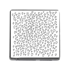 Heart Doddle Memory Card Reader (square) by Mariart