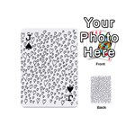 Heart Doddle Playing Cards 54 (Mini)  Front - SpadeJ