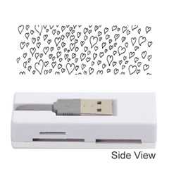 Heart Doddle Memory Card Reader (stick)  by Mariart