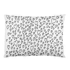 Heart Doddle Pillow Case (two Sides) by Mariart