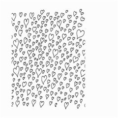 Heart Doddle Small Garden Flag (two Sides) by Mariart