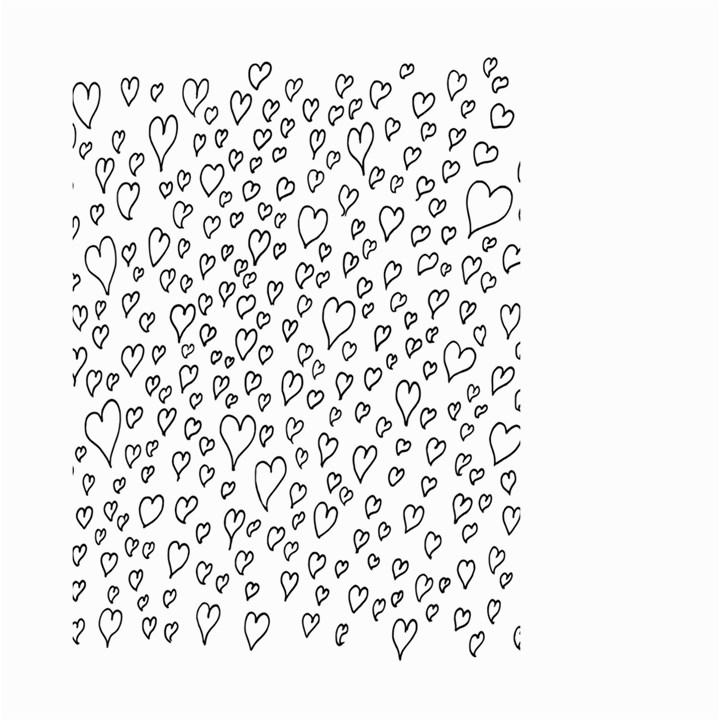 Heart Doddle Large Garden Flag (Two Sides)