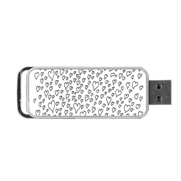 Heart Doddle Portable USB Flash (Two Sides)