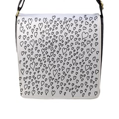 Heart Doddle Flap Messenger Bag (l) 