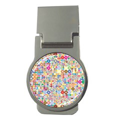 Circle Rainbow Polka Dots Money Clips (round) 